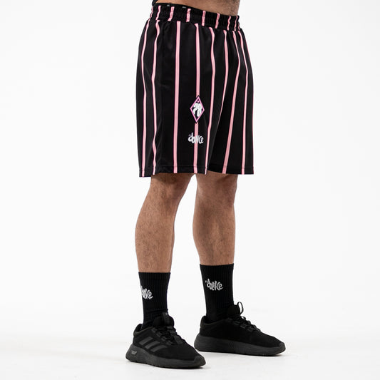 BERMUDA LISTRA FITDANCE SPORT PRETO