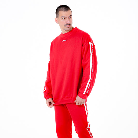 MOLETOM LISTRA FTDNC VERMELHO