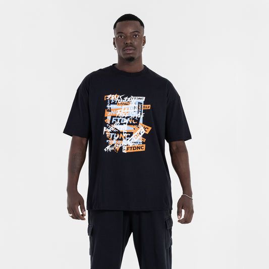 CAMISETA LOGOS FTDNC PRETA