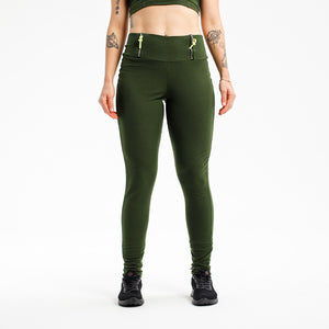 LEGGING ZÍPER FITDANCE PL VERDE