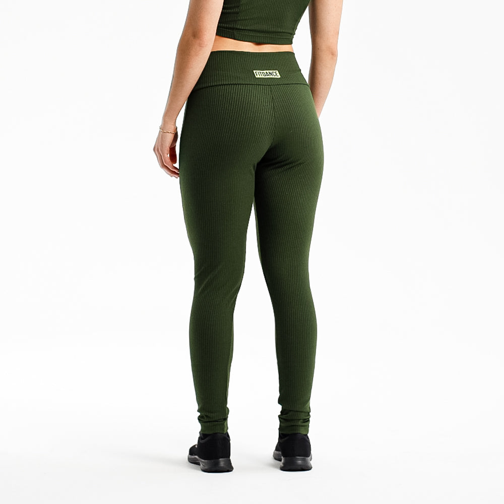 LEGGING ZÍPER FITDANCE PL VERDE