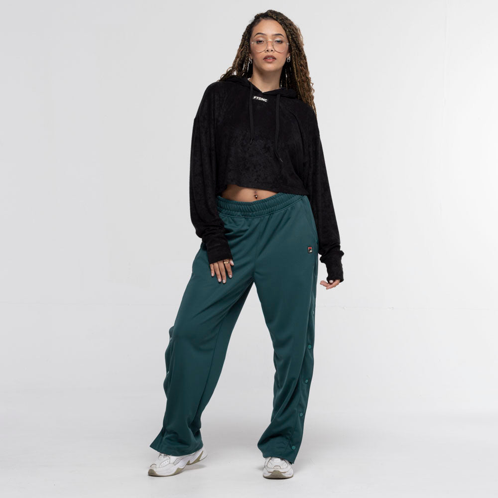 BLUSÃO CROPPED ATOALHADO FTDNC PRETO