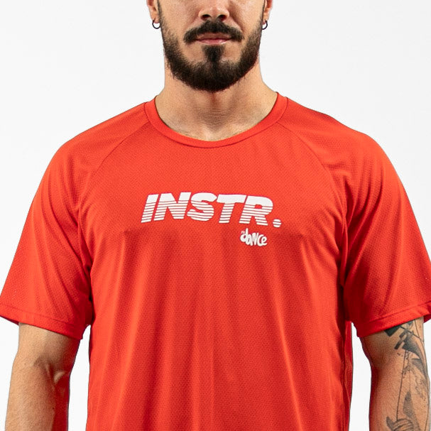 CAMISETA RAGLAN INSTRUCTOR FITDANCE CHROMA VERMELHO