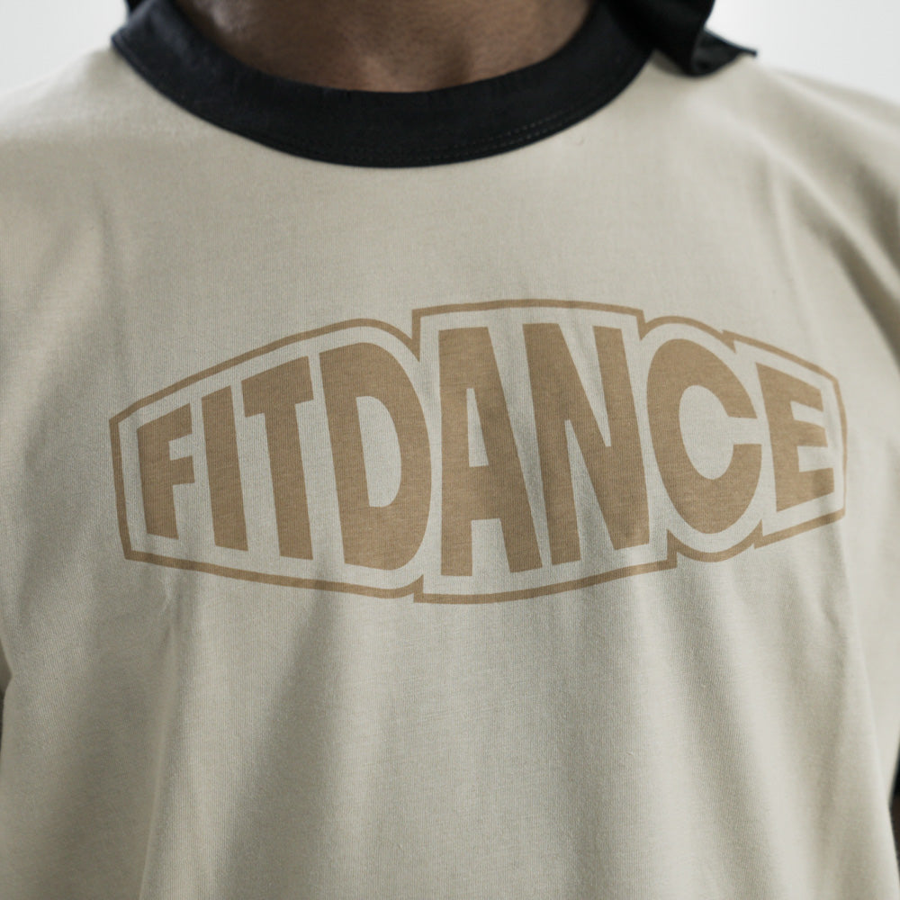 CAMISETA INVERSE FITDANCE RACE BEGE