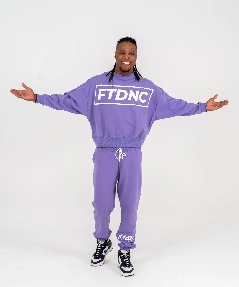 CALÇA MOLETOM FTDNC LAVANDA