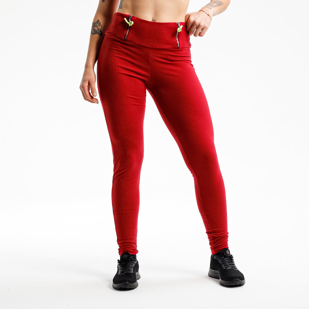 LEGGING ZÍPER FITDANCE PL VINHO