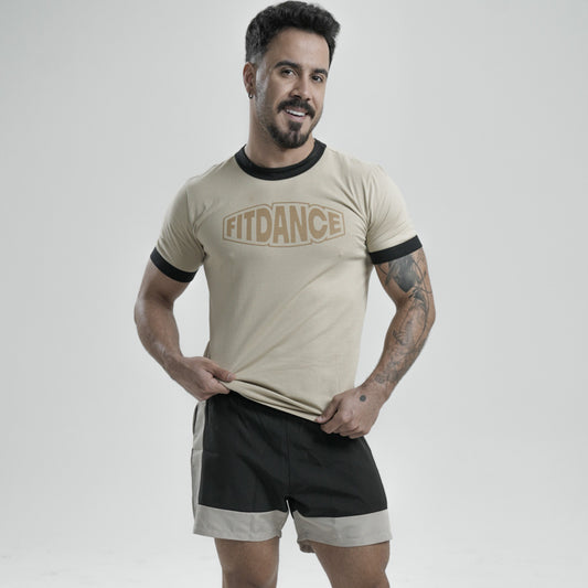 BERMUDA RECORTES FITDANCE RACE PRETO