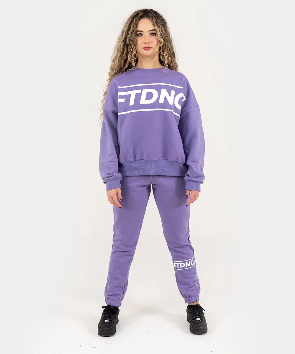 CALÇA MOLETOM FTDNC LAVANDA