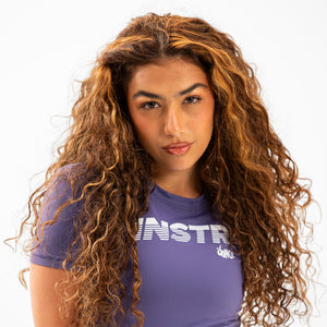 BABY LOOK INSTRUCTOR FITDANCE CHROMA AZUL