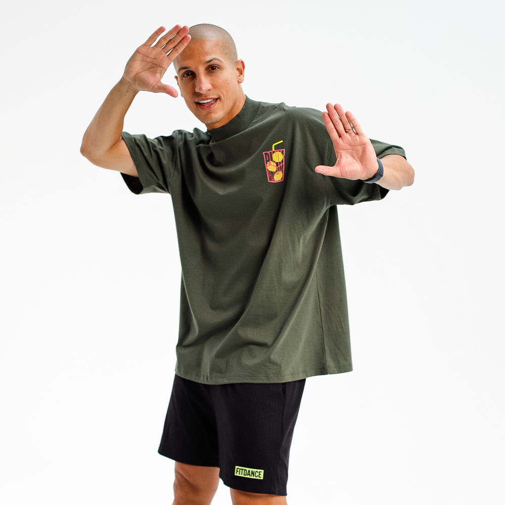 CAMISETA OVERSIZED PL FITDANCE VERDE