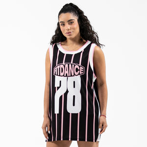 REGATA LISTRA BASQUETE FITDANCE SPORT PRETO
