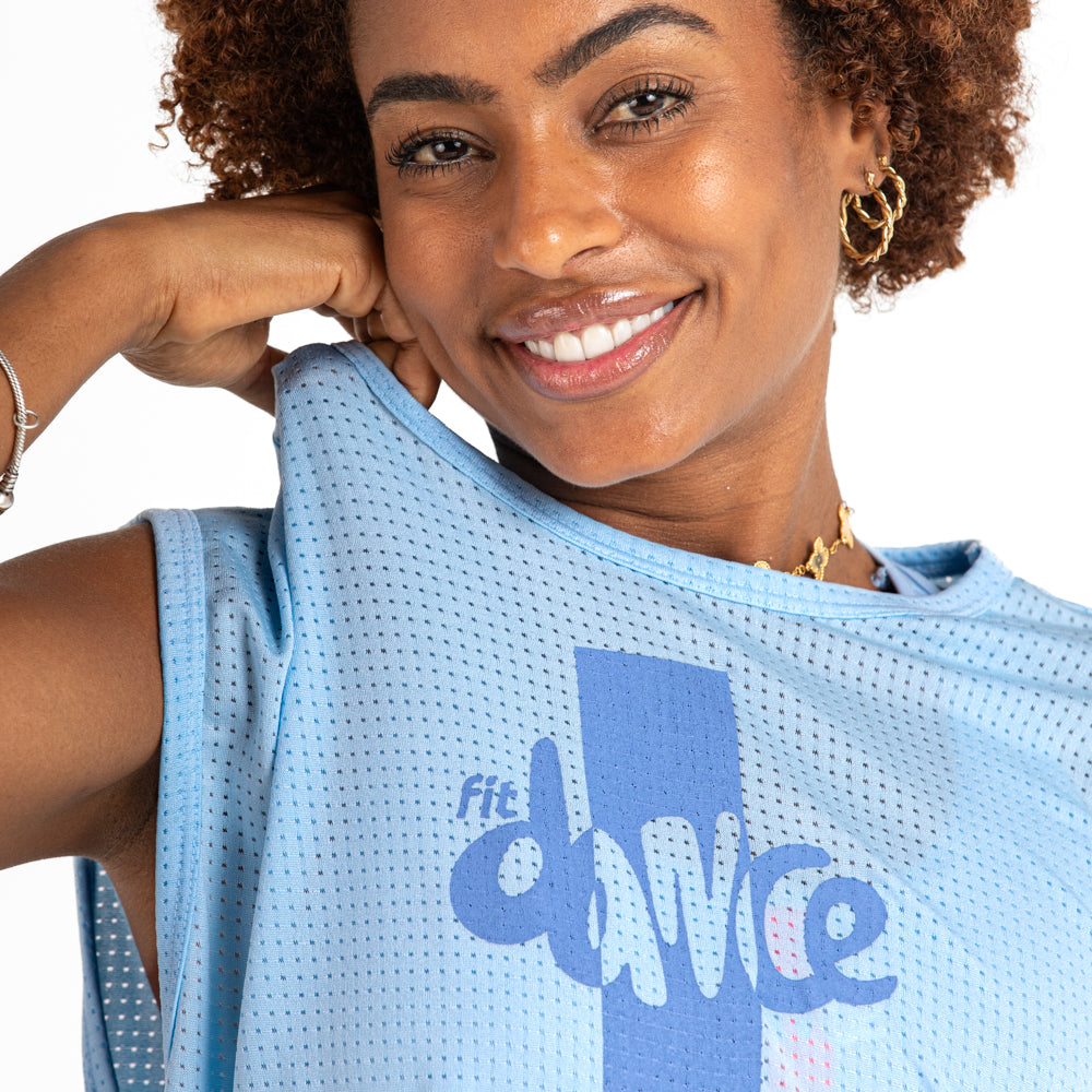 REGATA MASCULINA FITDANCE LINES AZUL