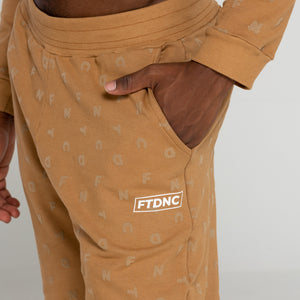 CALÇA MOLETOM BROWN FTDNC