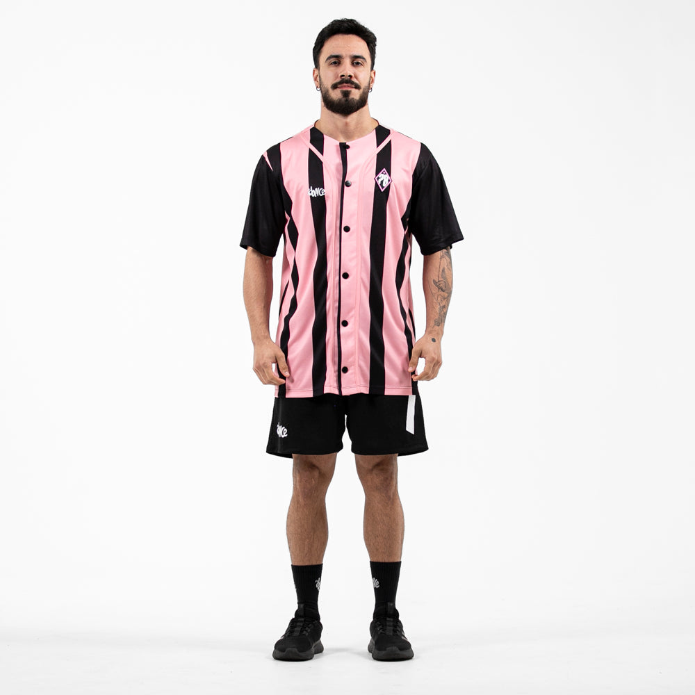 CAMISA BASEBALL FITDANCE SPORT PRETO