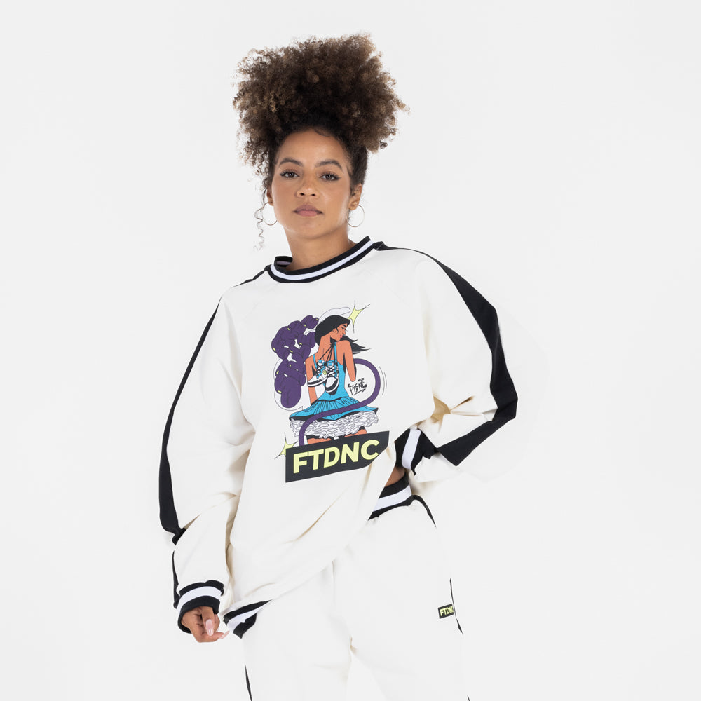 MOLETOM BAILARINA FTDNC AREIA