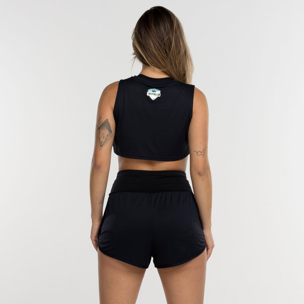 REGATA CROPPED FITDANCE INSTRUCTOR PRETO