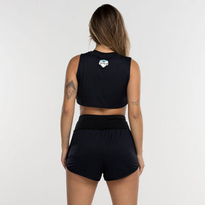REGATA CROPPED FITDANCE INSTRUCTOR PRETO