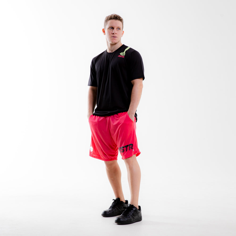 CAMISETA ESTAMPA OMBRO FITDANCE INSTRUCTOR PRETO EST ROSA