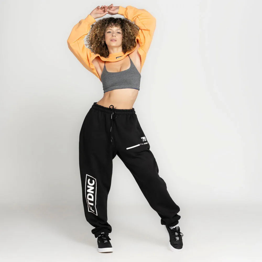CROPPED ML MOLETOM FTDNC LIFESTYLE LARANJA