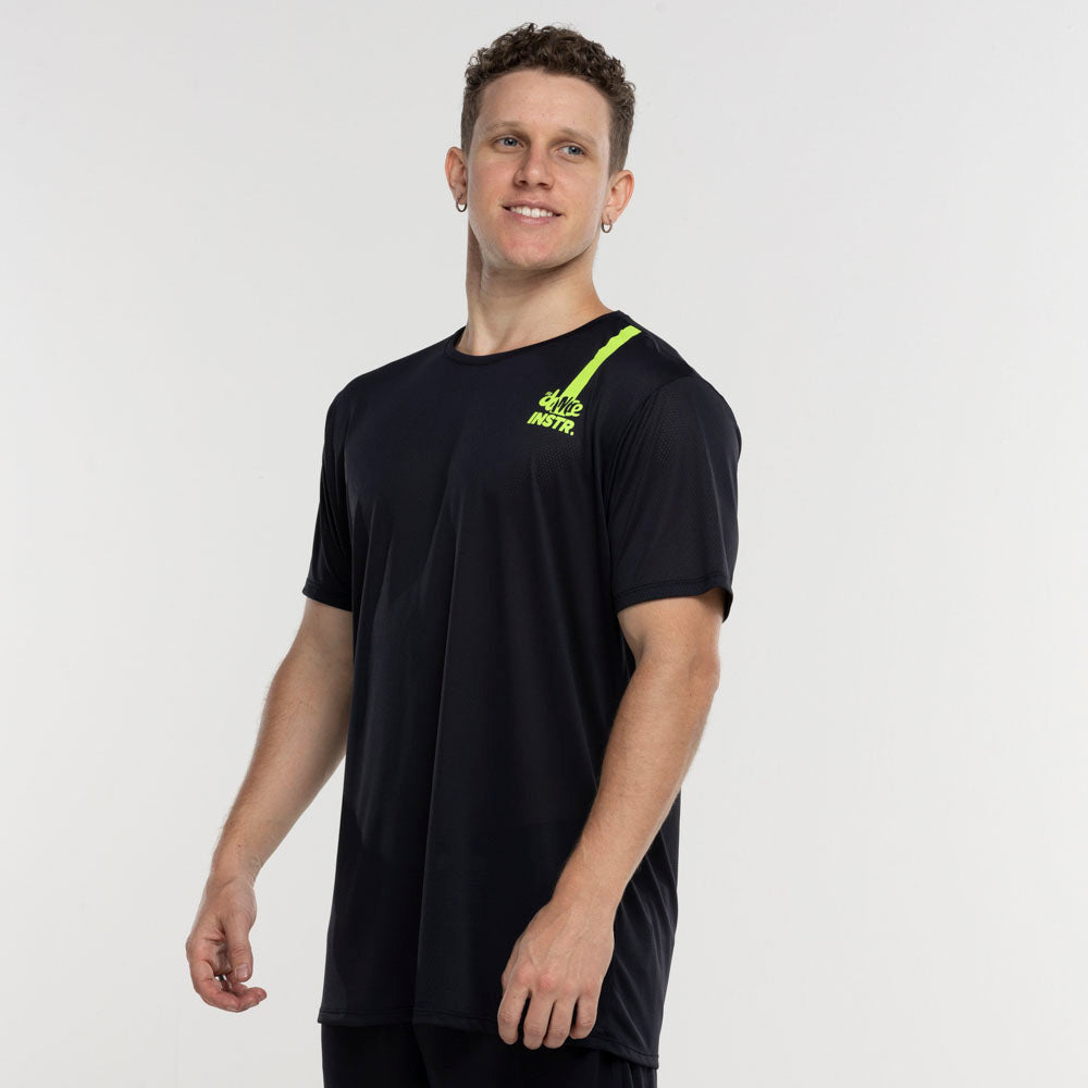 CAMISETA ESTAMPA OMBRO FITDANCE INSTRUCTOR PRETO