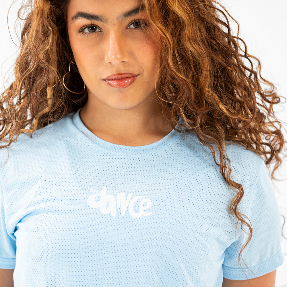 CROPPED FITDANCE CHROMA AZUL