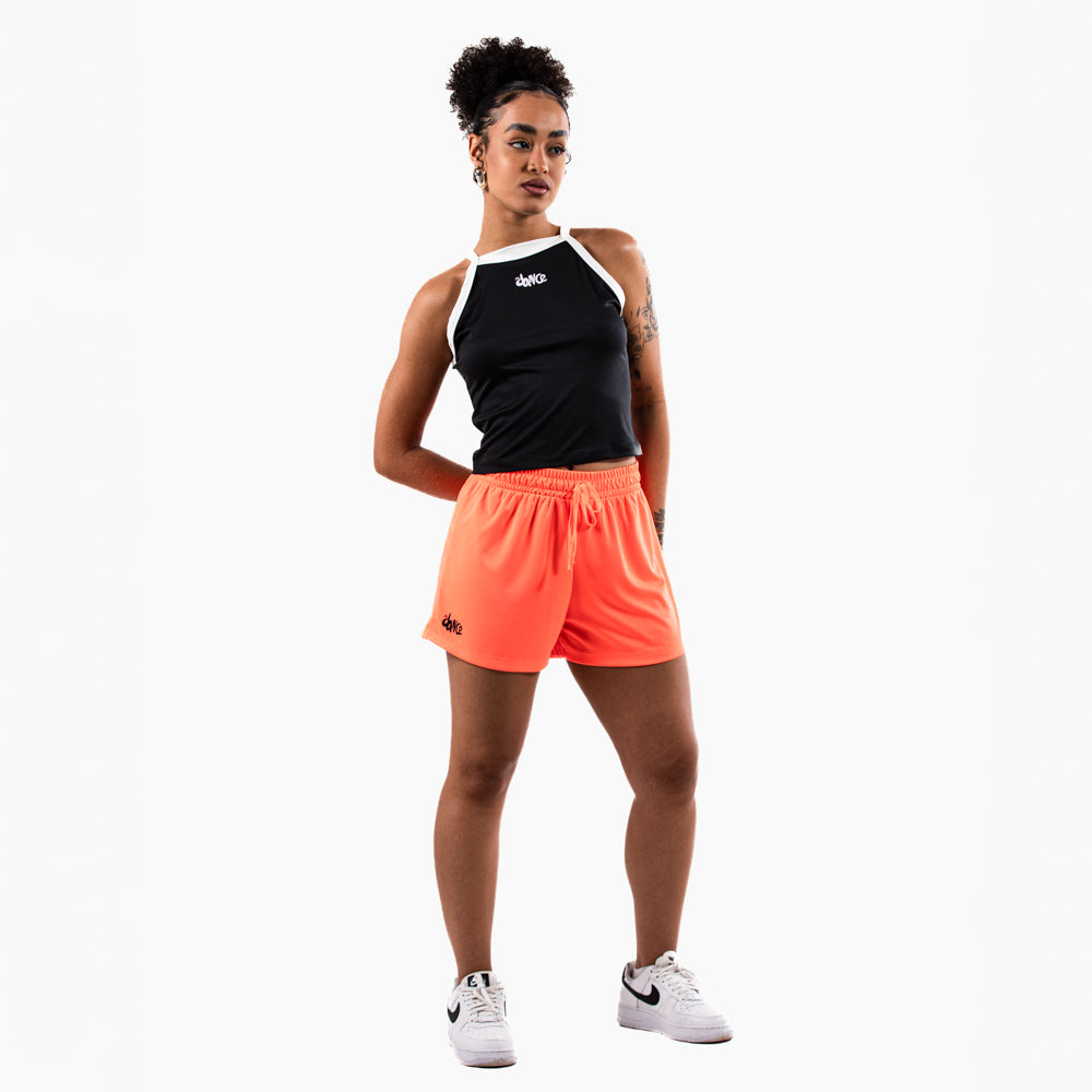 SHORTS FITDANCE MOVE LARANJA NEON