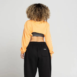 CROPPED ML MOLETOM FTDNC LIFESTYLE LARANJA