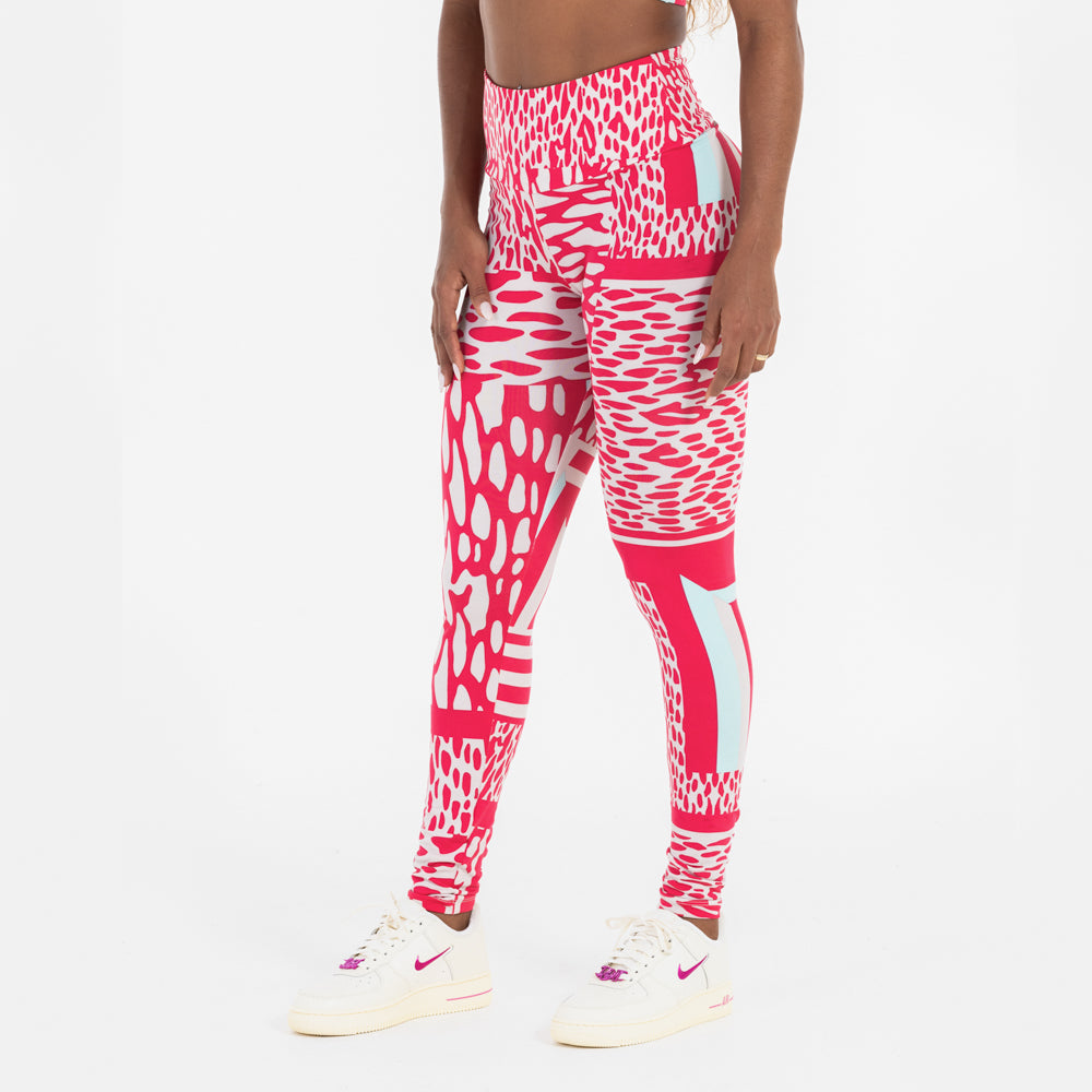 LEGGING ESTAMPADA FITDANCE ROSA