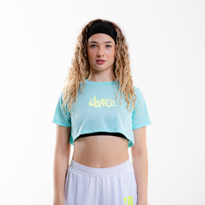 CROPPED POLI FITDANCE AZUL