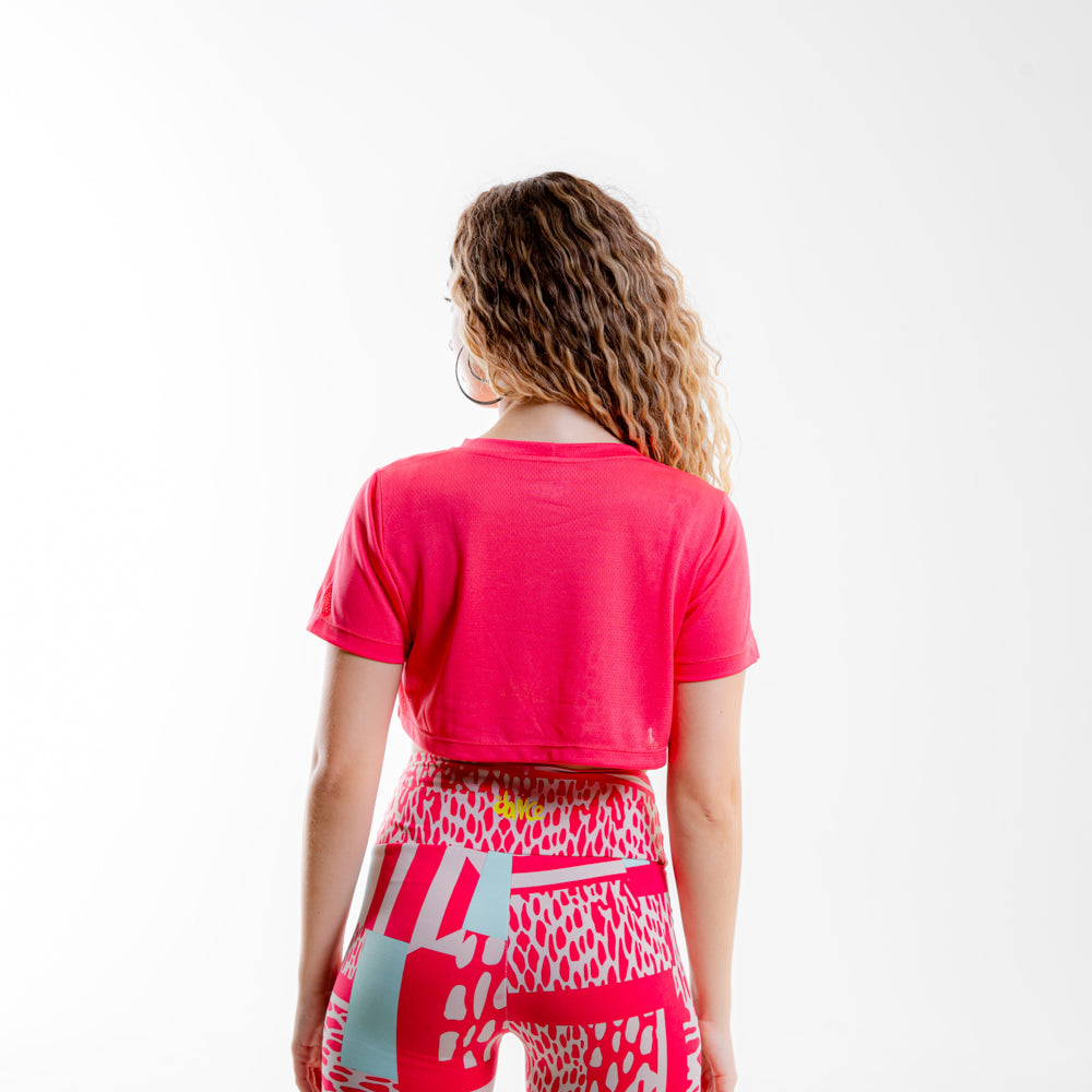 CROPPED POLI FITDANCE ROSA