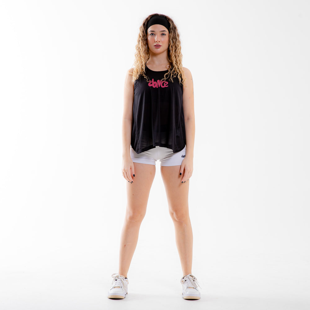 REGATA TRANSPASSADA FITDANCE PRETO