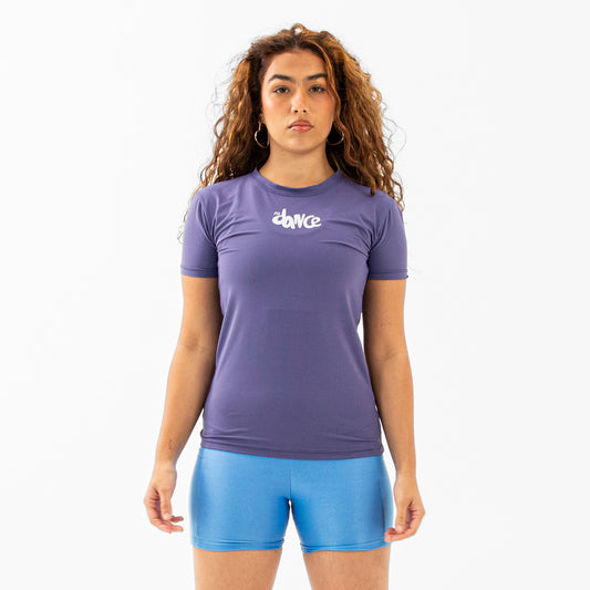 BABY LOOK FITDANCE CHROMA AZUL