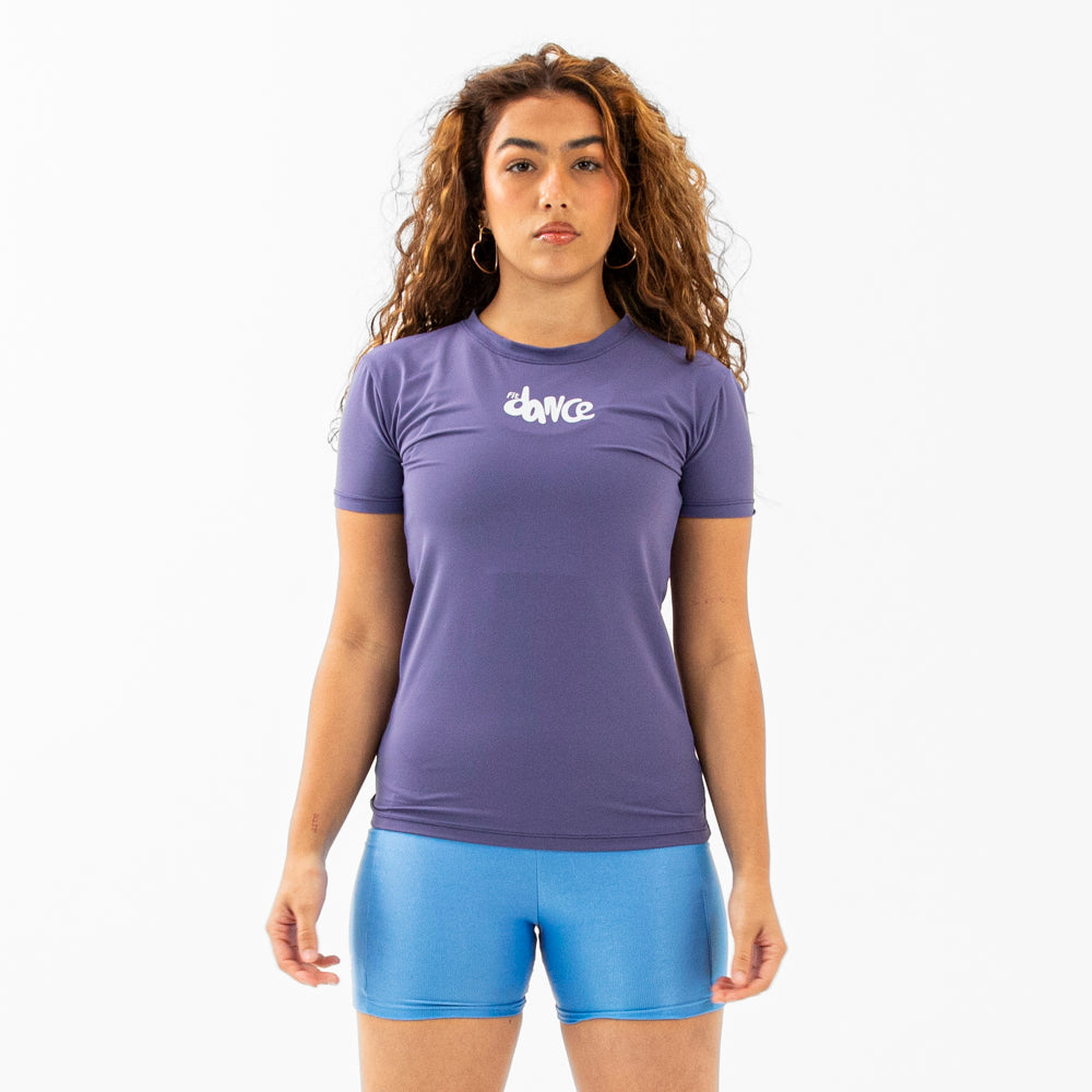 BABY LOOK FITDANCE CHROMA AZUL