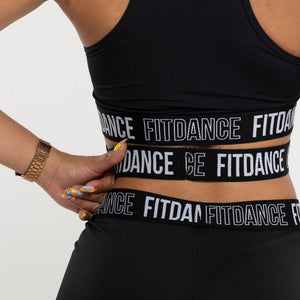 TOP ELASTICO CRUZADO FITDANCE PRETO