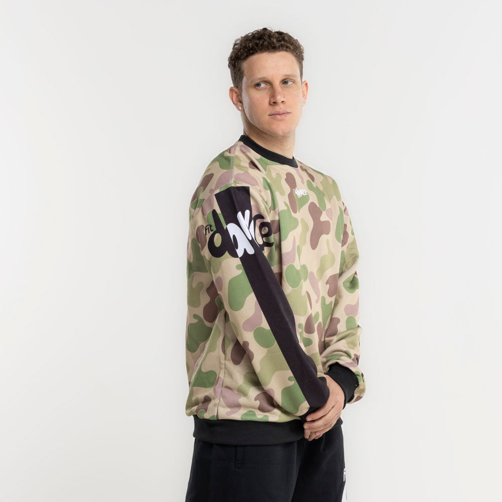 MOLETOM FITDANCE LINES CAMUFLADO