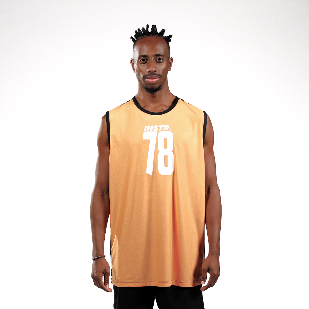 REGATA MACHÃO INSTRUCTOR BEATS FITDANCE LARANJA