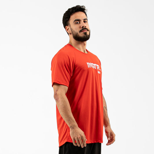 CAMISETA RAGLAN INSTRUCTOR FITDANCE CHROMA VERMELHO