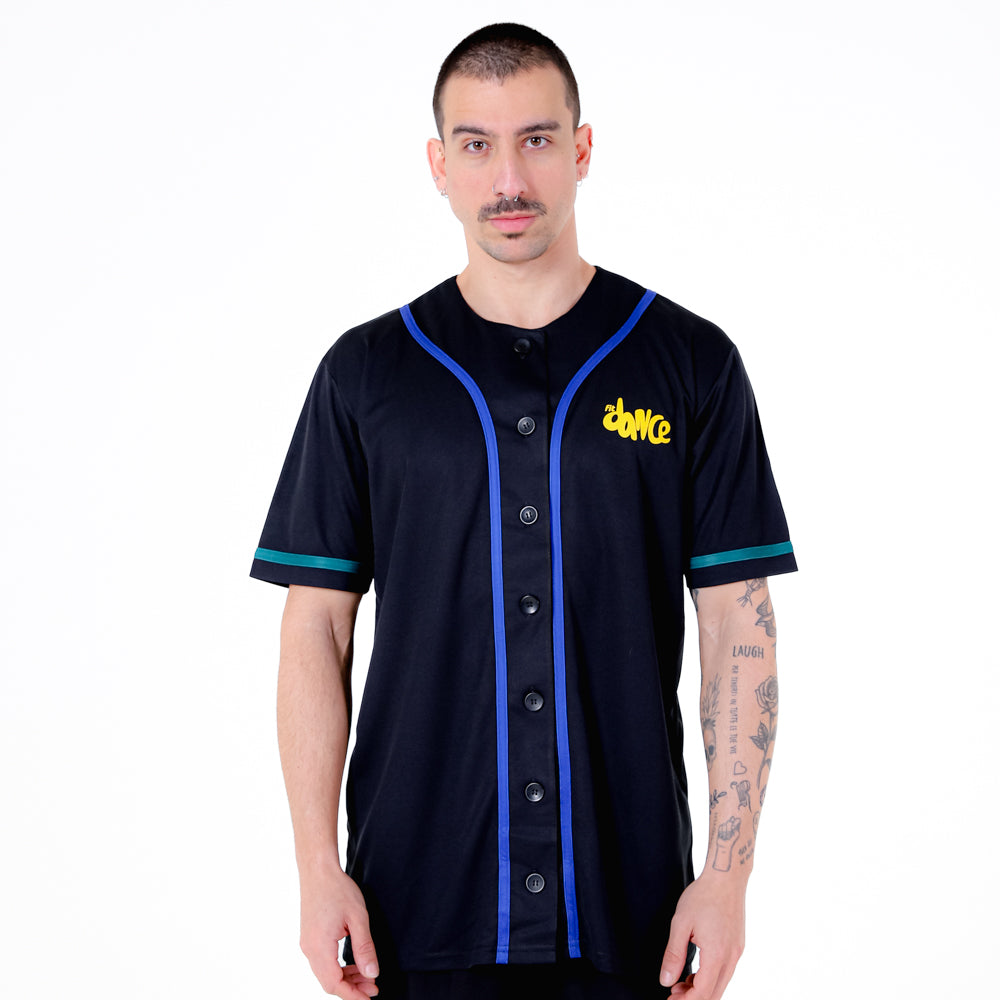 CAMISA BASEBALL CUSTOM FITDANCE PRETO