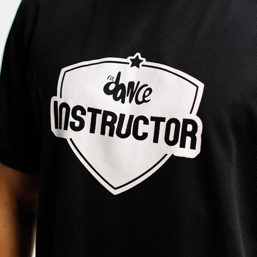 CAMISETA CLASSIC INSTRUCTOR FITDANCE PRETO