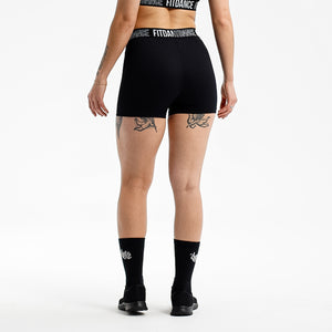 SHORTS ELASTIC COMPRESSION FITDANCE BLACK