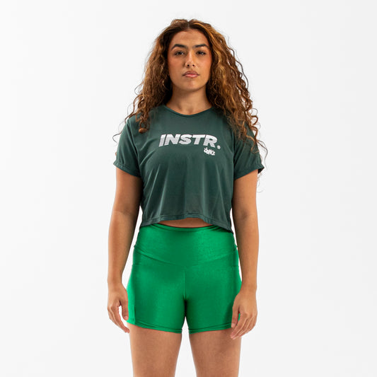 CROPPED FITDANCE INSTRUCTOR CHROMA VERDE