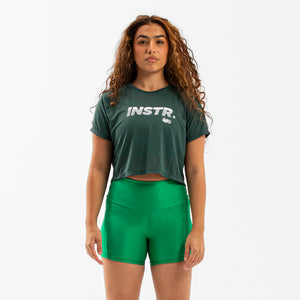 CROPPED FITDANCE INSTRUCTOR CHROMA VERDE