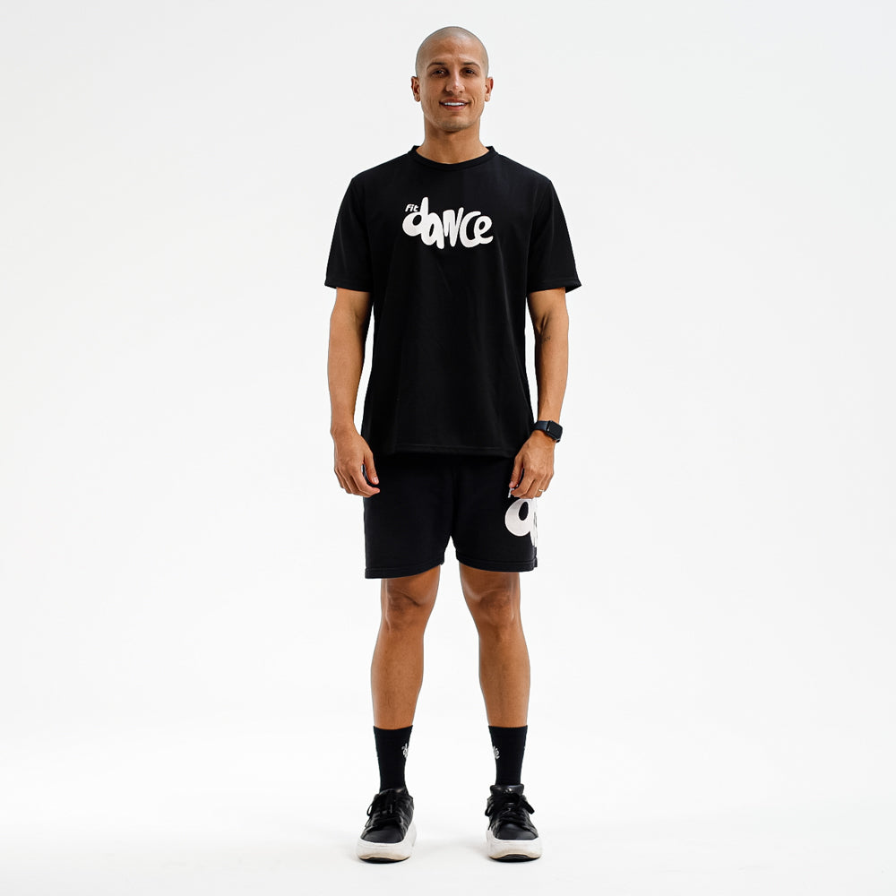CAMISETA ALGODÃO CLASSIC FITDANCE PRETO