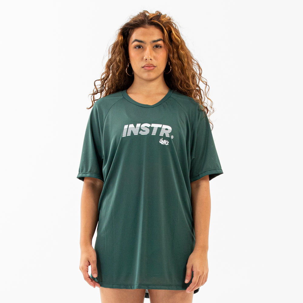 CAMISETA RAGLAN INSTRUCTOR FITDANCE CHROMA VERDE