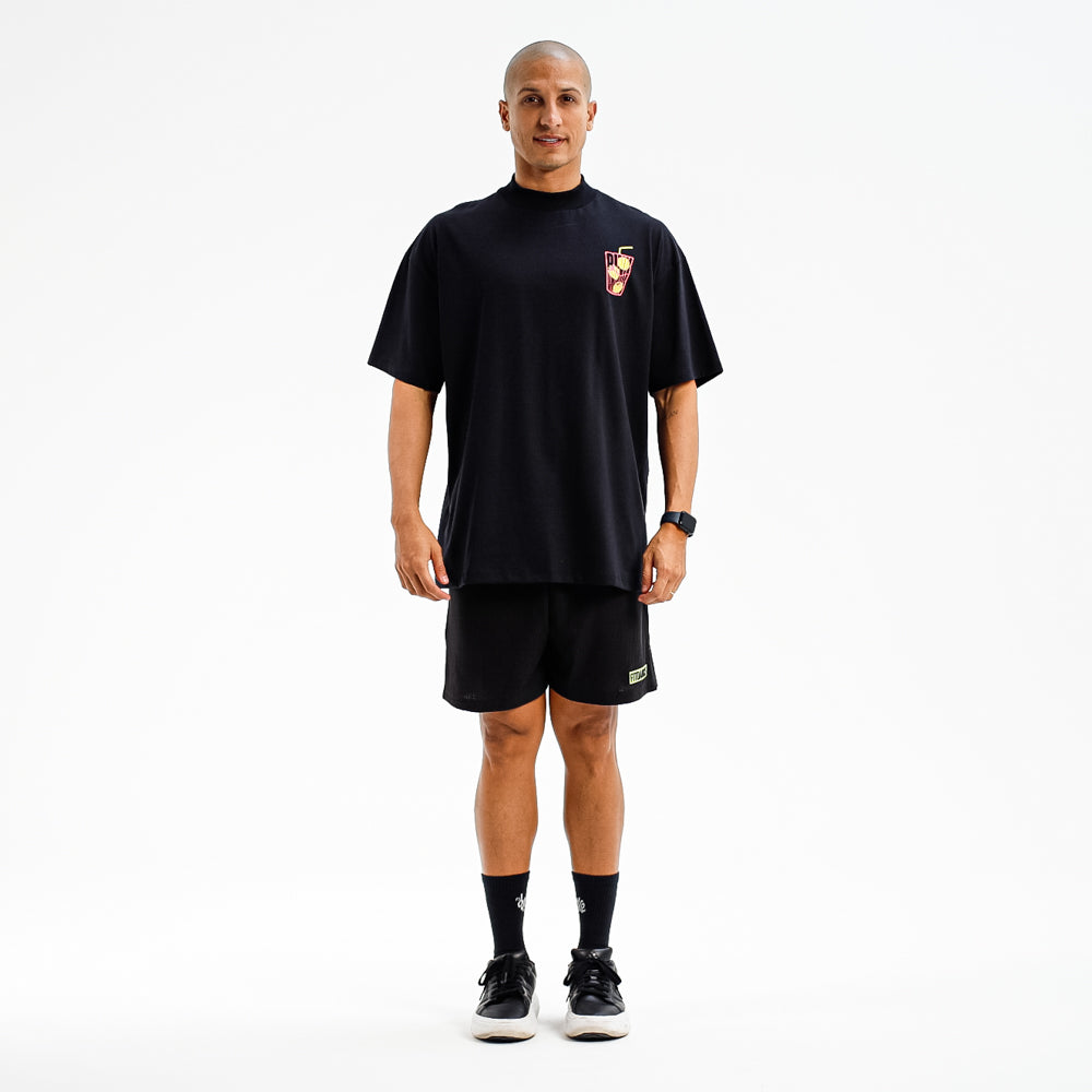 CAMISETA OVERSIZED PL FITDANCE PRETO