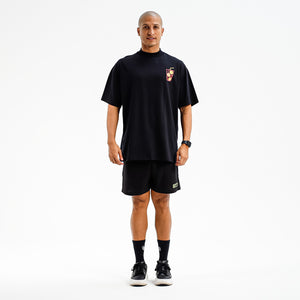 CAMISETA OVERSIZED PL FITDANCE PRETO