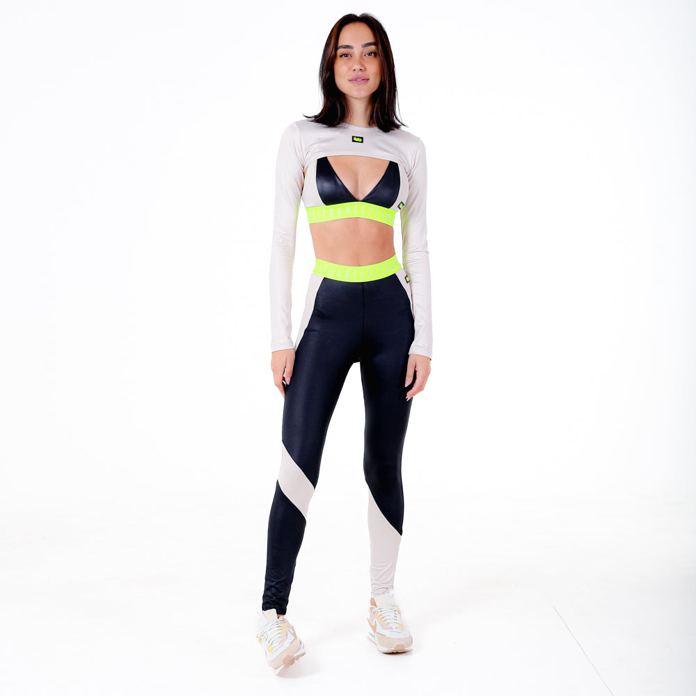TOP ELASTICO RECORTE FITDANCE PRETO