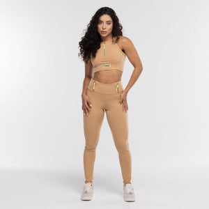 TOP CROPPED ZÍPER FITDANCE FENDI