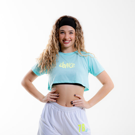 CROPPED POLI FITDANCE AZUL
