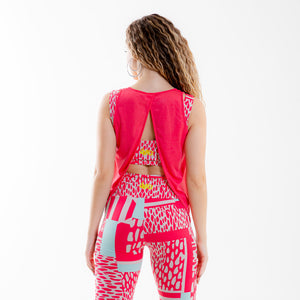 REGATA TRANSPASSADA FITDANCE ROSA